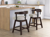 Haddigan Dark Brown Counter Height Barstool