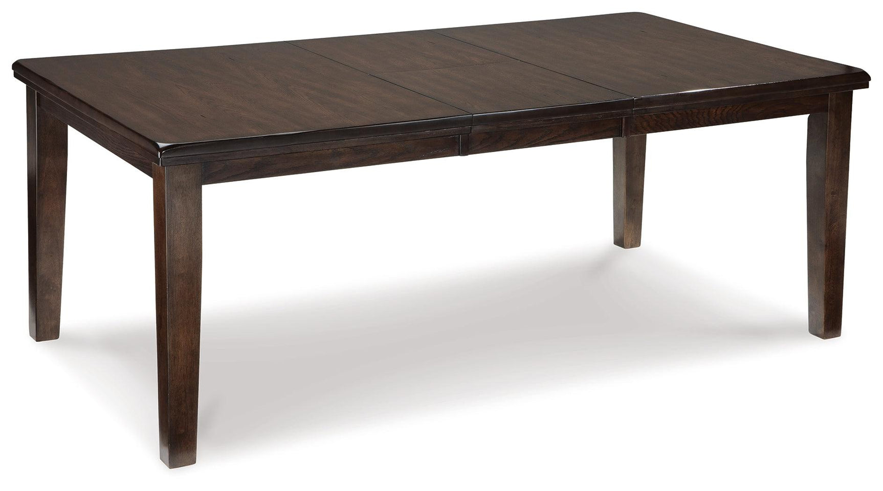 Haddigan Dark Brown Dining Extension Table - Ella Furniture