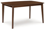 Tameride Brown Dining Table and 4 Chairs (Set of 5)