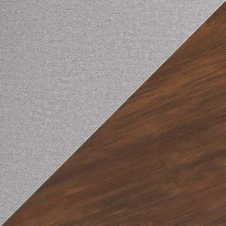 Lyncott Brown Dining Set 2 finish detail