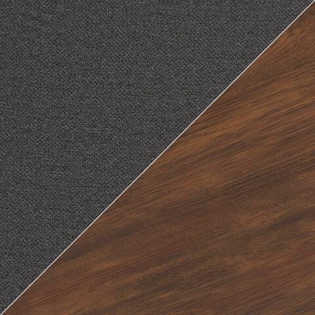 Lyncott Brown Dining Set 2 finish detail