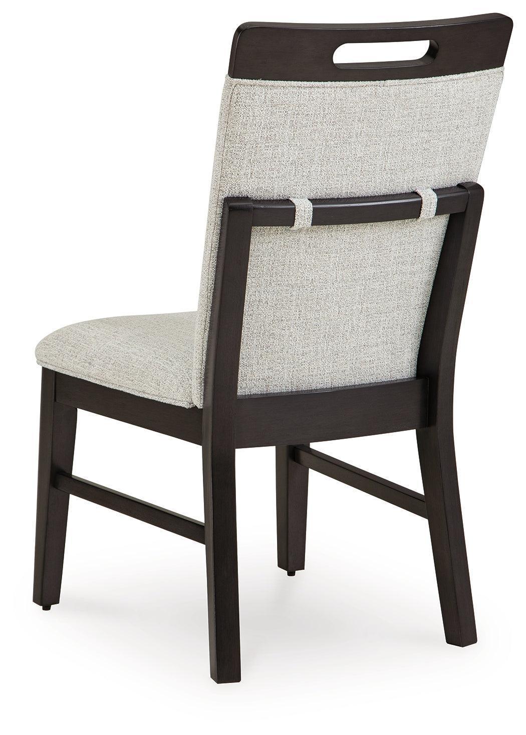 Neymorton Light Gray/Brown Dining Chair