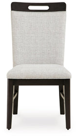 Neymorton Light Gray/Brown Dining Chair