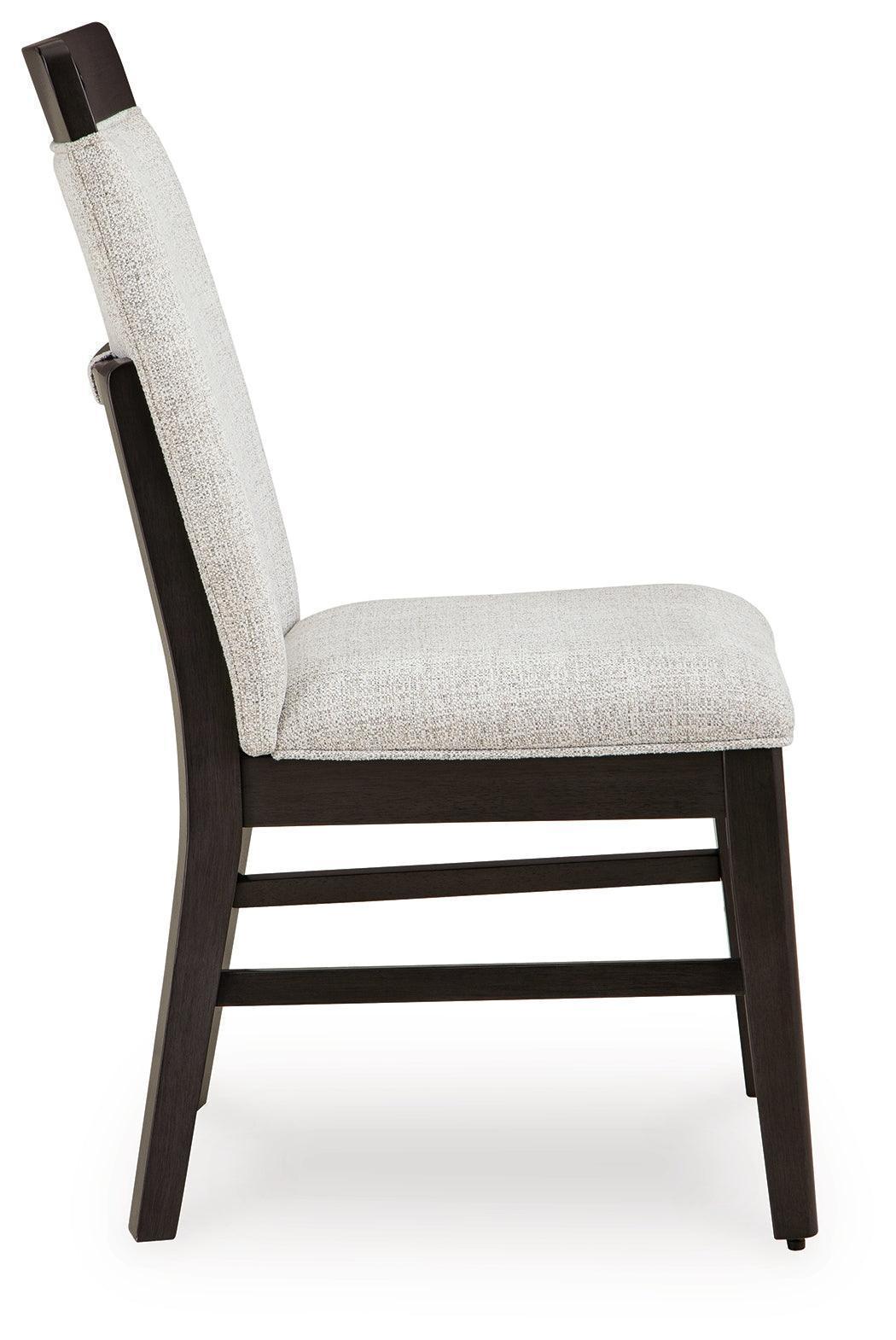 Neymorton Light Gray/Brown Dining Chair