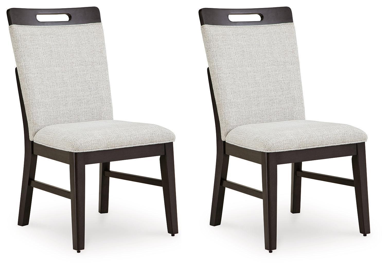 Neymorton Light Gray/Brown Dining Chair