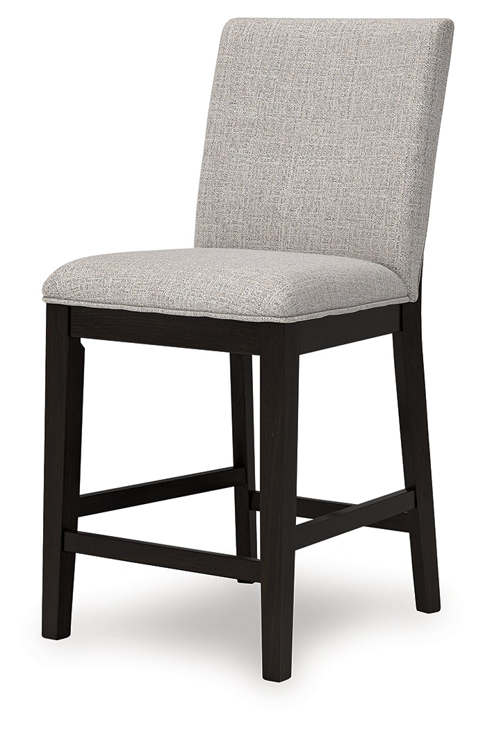 Neymorton Dark Grayish Brown Counter Height Barstool