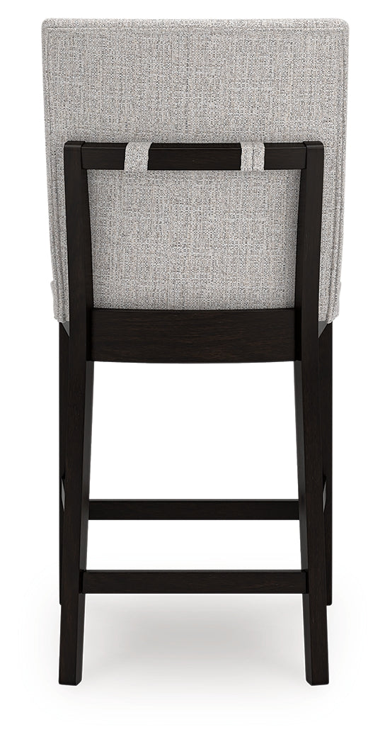 Neymorton Dark Grayish Brown Counter Height Barstool