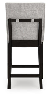 Neymorton Dark Grayish Brown Counter Height Barstool view 8