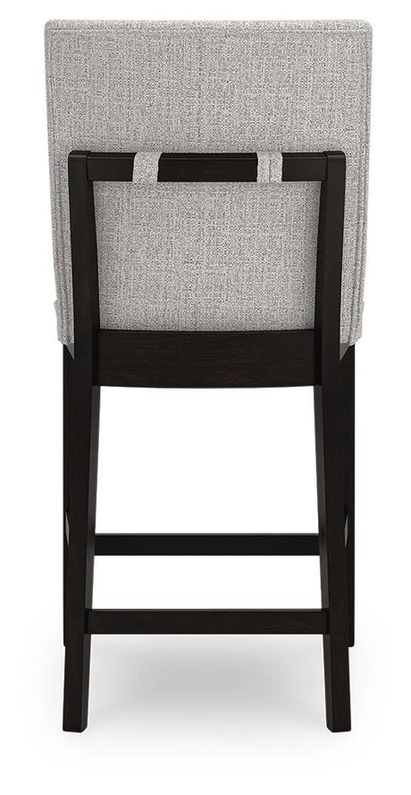 Neymorton Dark Grayish Brown Counter Height Barstool view 8