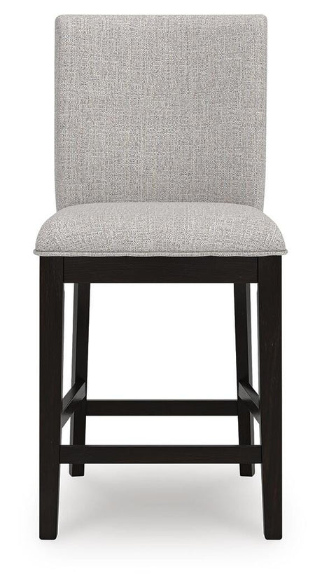 Neymorton Dark Grayish Brown Counter Height Barstool view 6