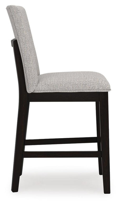 Neymorton Dark Grayish Brown Counter Height Barstool view 7