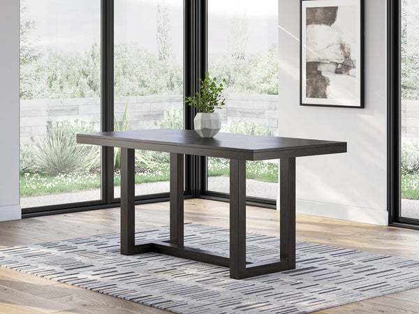 Neymorton Dark Grayish Brown Counter Height Dining Table