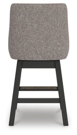 Neymorton Dark Grayish Brown Counter Height Barstool view 8