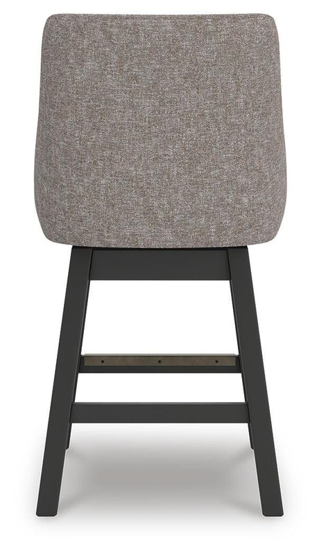 Neymorton Dark Grayish Brown Counter Height Barstool view 8