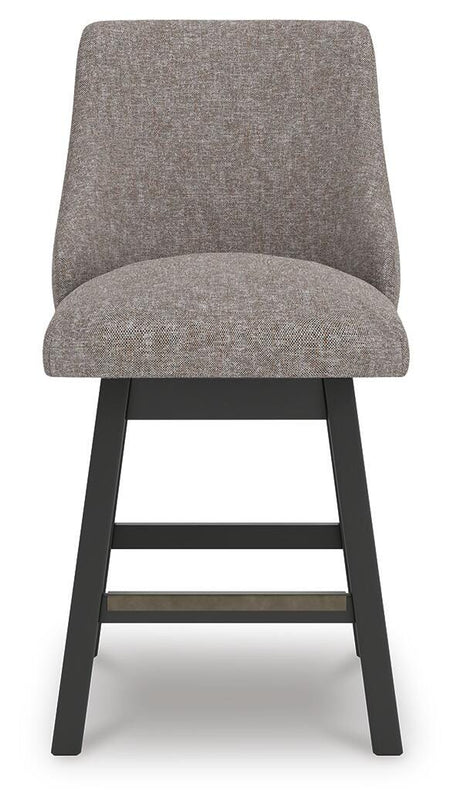 Neymorton Dark Grayish Brown Counter Height Barstool view 6