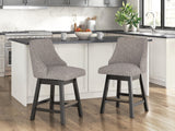 Neymorton Dark Grayish Brown Counter Height Barstool