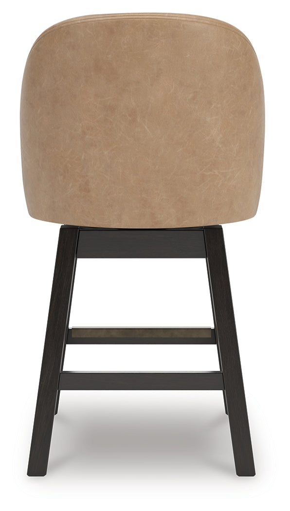 Neymorton Dark Grayish Brown Counter Height Barstool