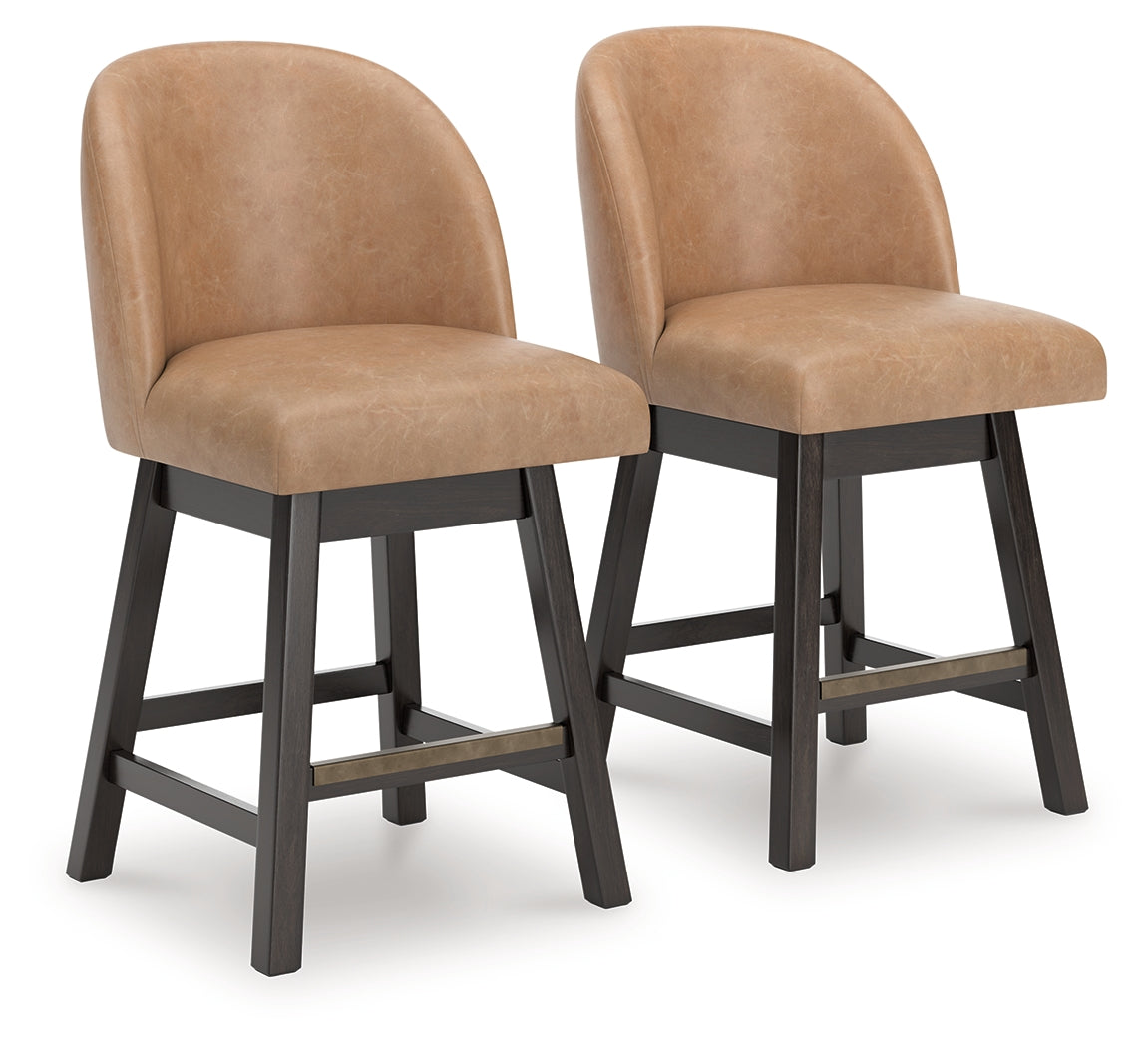 Neymorton Dark Grayish Brown Counter Height Barstool