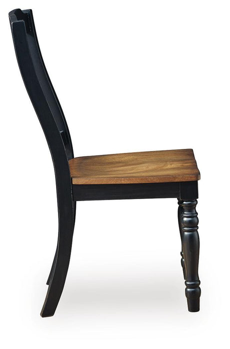 Clorazi Black/Brown Dining Chair view 6