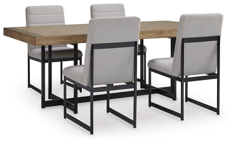 Tomtyn Light Brown Dining Set view 2