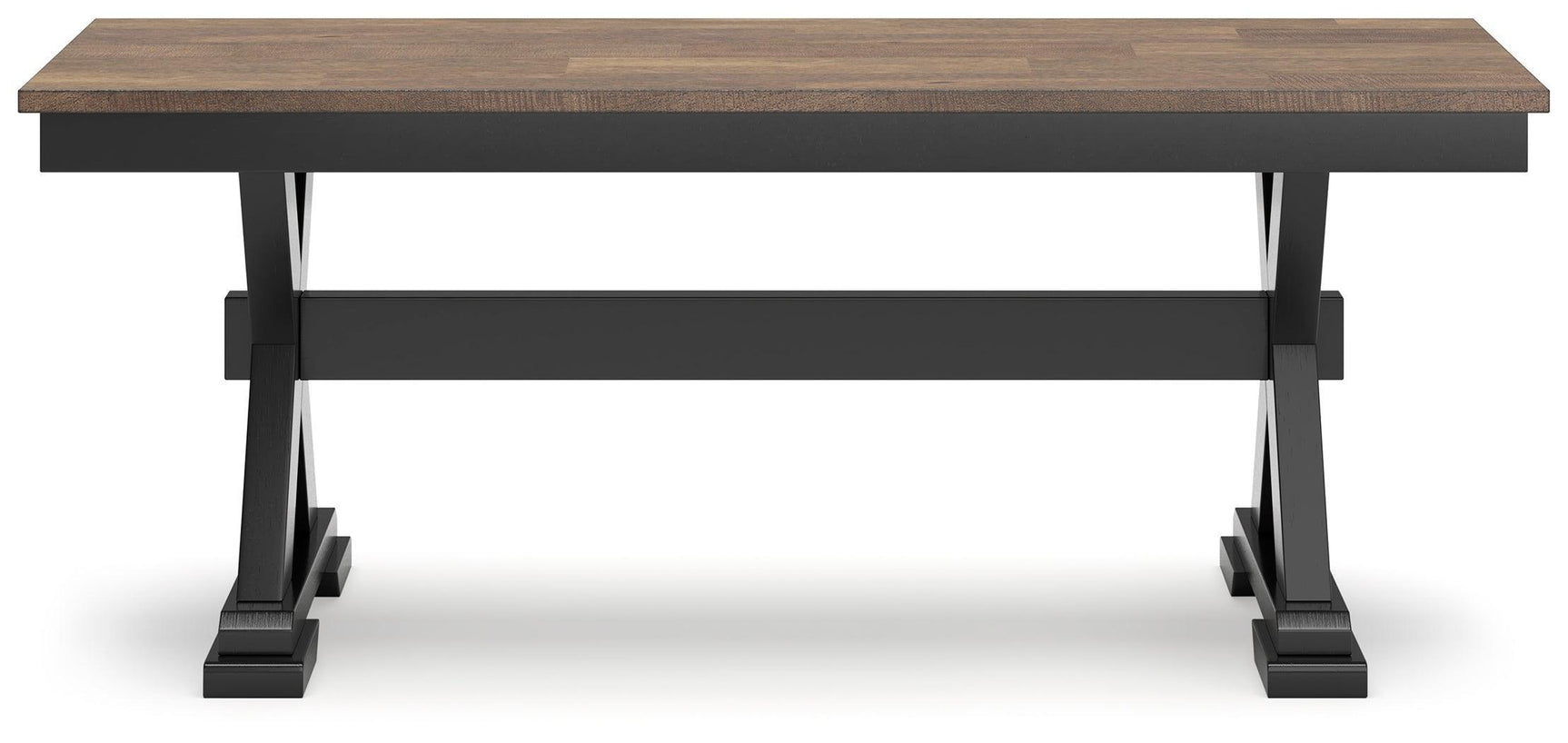 Wildenauer Brown Black 50" Dining Bench