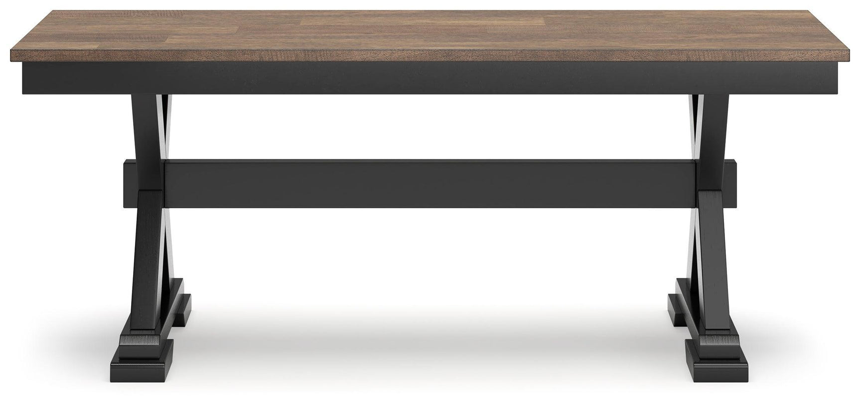 Wildenauer Brown Black 50" Dining Bench