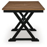 Wildenauer Brown/Black Counter Height Butterfly Extension Table