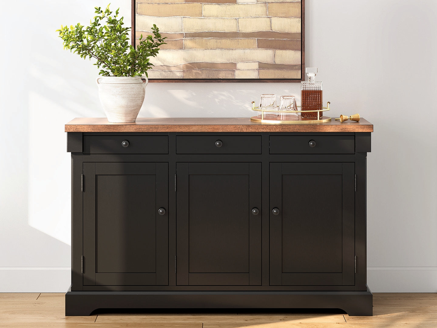 Wildenauer Brown/Black Dining Buffet