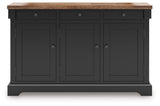 Wildenauer Brown/Black Dining Buffet