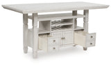 Robbinsdale Antique White Counter Height Dining Table