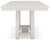 Robbinsdale Antique White Counter Height Dining Table and 4 Barstools and Bench