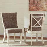 Bolanburg Two-tone Dining Chair D647-02 - Ella Furniture