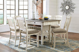 Bolanburg Two-tone Counter Height Dining Table - Ella Furniture