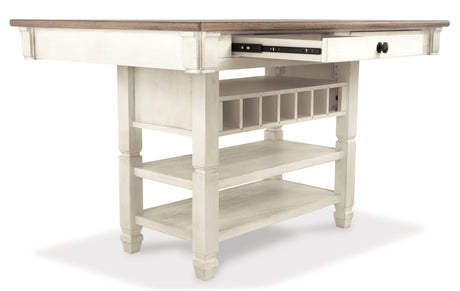 Bolanburg Two-tone Counter Height Dining Table - Ella Furniture