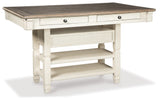 Bolanburg Two-tone Counter Height Dining Table and 4 Barstools