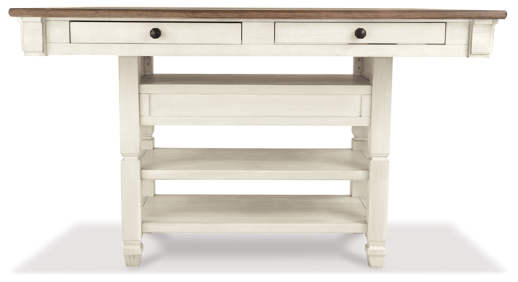 Bolanburg Two-tone Counter Height Dining Table and 4 Barstools and Bench