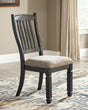 Tyler Creek Black/grayish Brown Dining Chair D736-01 - Ella Furniture