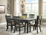 Tyler Creek Black/grayish Brown Dining Chair D736-01 - Ella Furniture