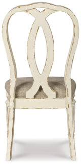 Realyn Chipped White Dining Chair - Ella Furniture
