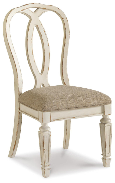 Realyn Chipped White Dining Set view 6