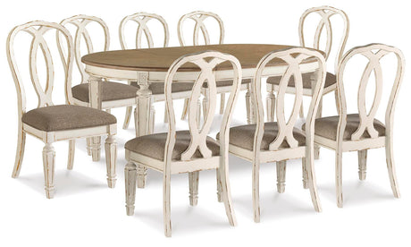 Realyn Chipped White Dining Set from Ella Furniture