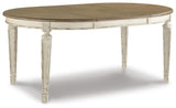 Realyn Chipped White Dining Set view 4