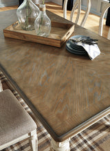 Realyn Chipped White Dining Extension Table D743-45 - Ella Furniture