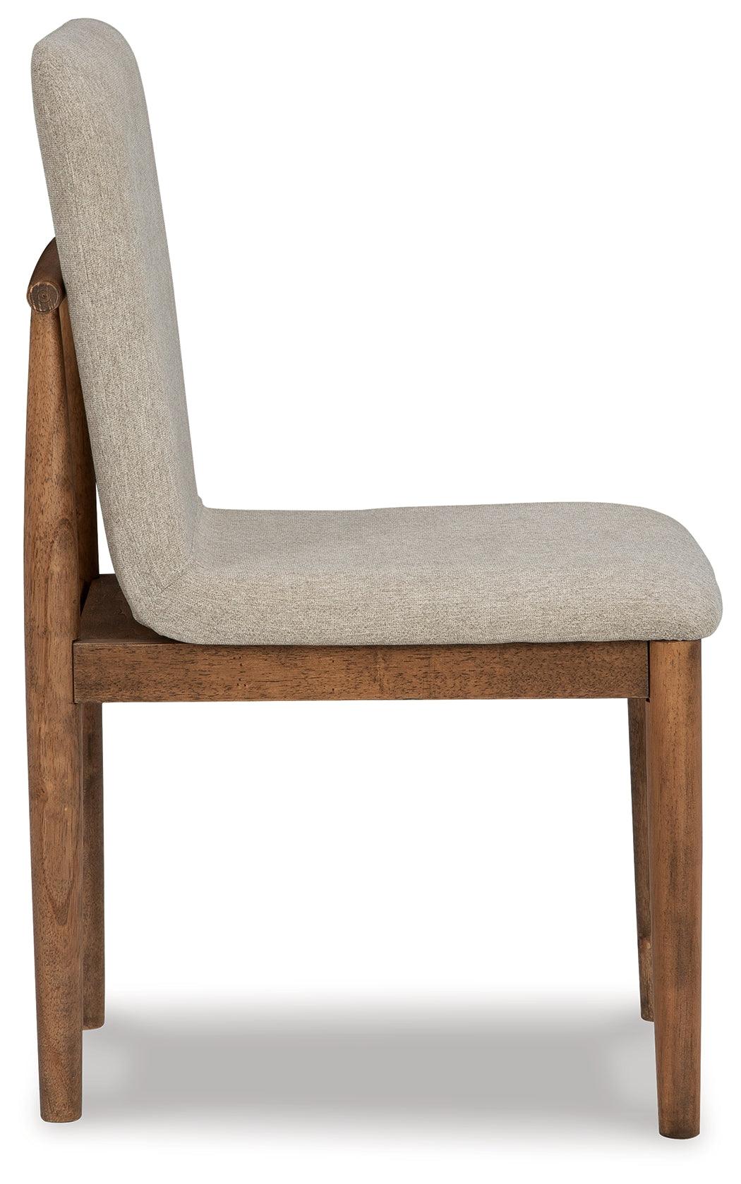 Isanti Light Brown Dining Chair - Ella Furniture