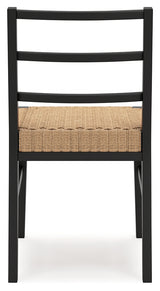Isanti Light Brown/Black Dining Chair