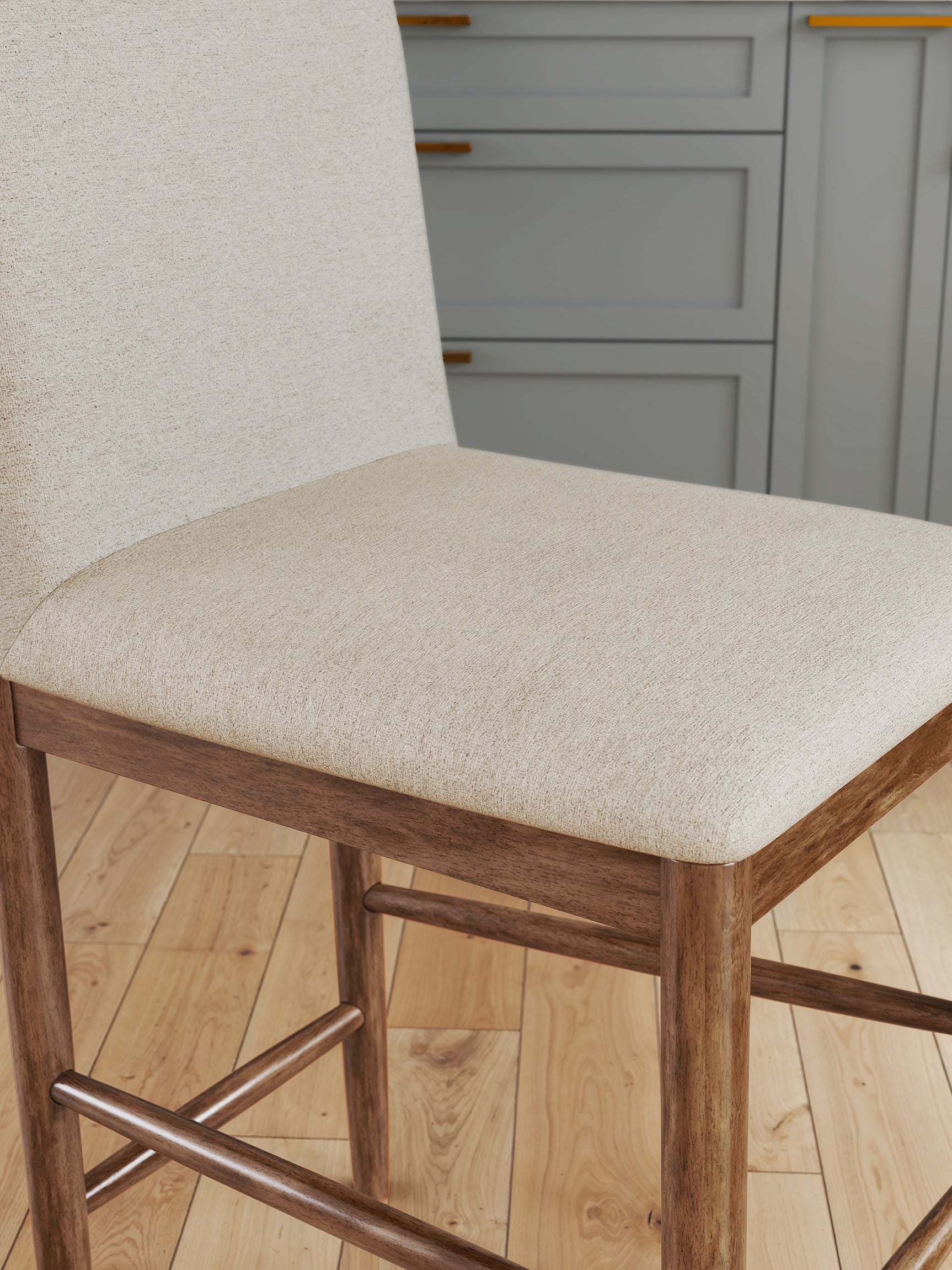 Isanti Light Brown Counter Height Barstool