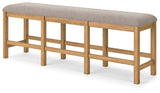 Havonplane Brown 72" Counter Height Dining Bench - Ella Furniture