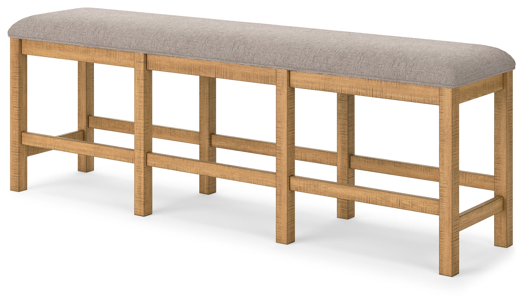 Havonplane Brown Counter Height Dining Table and 6 Barstools and Bench with Storage