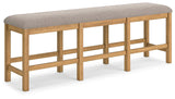 Havonplane Brown 72" Counter Height Dining Bench - Ella Furniture