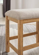 Havonplane Brown 72" Counter Height Dining Bench - Ella Furniture